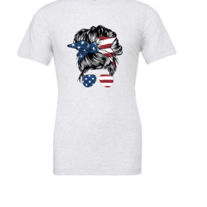 American Girl Messy Bun T-Shirt